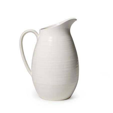 Cavendish Classic Dove Large Pottery Pitcher by Simon Pearce