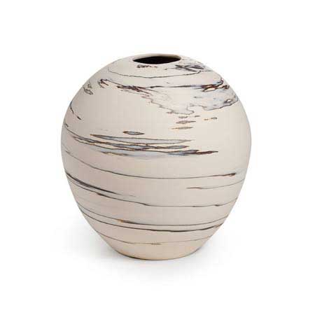 Beachstone Sand Round Vase by Simon Pearce