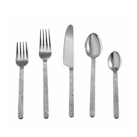 Orleans Black 5-Piece Flatware Setting in Gift Box by Simon Pearce