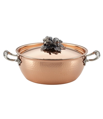 Opus Cupra 4.25 Qt. Covered Round Casserole by Ruffoni