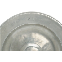 Round "VR" Platter by Match Pewter