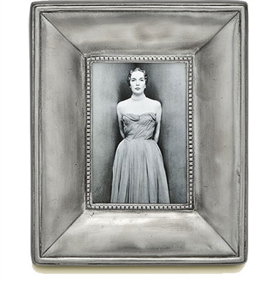 Como Small Rectangle Frame by Match Pewter