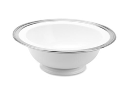 Luisa Footed Large Serving Bowl by Match Pewter