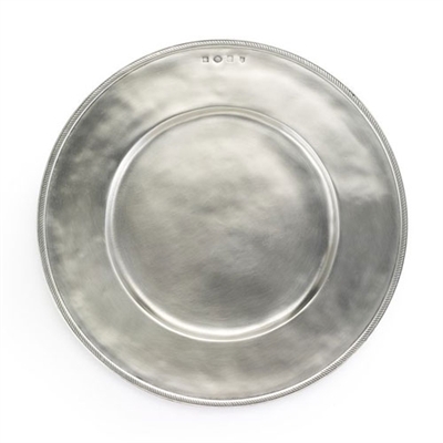 Luisa Pewter Charger by Match Pewter
