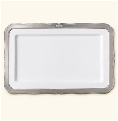 Viviana Rectangular Platter by Match Pewter