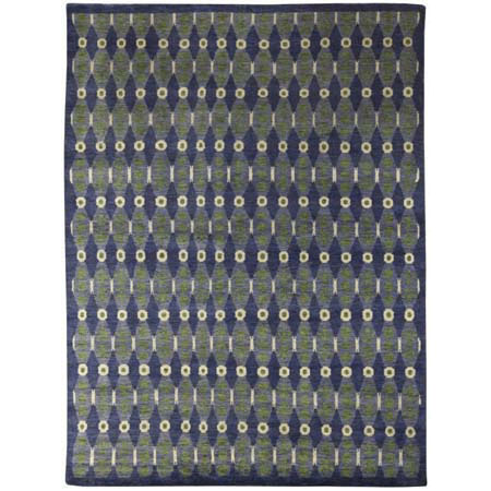 Aegean Blue Rug Wool by Bunny Williams Home