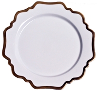 Antique White Dessert Plate by Anna Weatherley