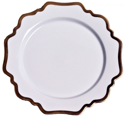 Antique White Dessert Plate by Anna Weatherley