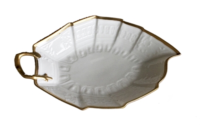 Anna's Golden Patina Leaf Tray by Anna Weatherley