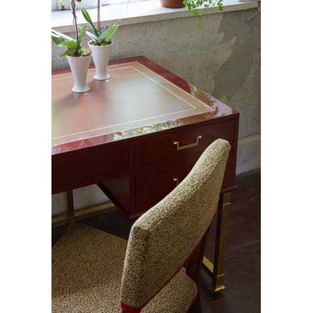 Alix Desk (Red) by Bunny Williams Home