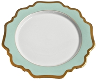 Anna Weatherley - Anna's Palette Aqua Green Dinner Plate