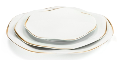 Etincelle Or Bread And Butter Plate by Medard de Noblat