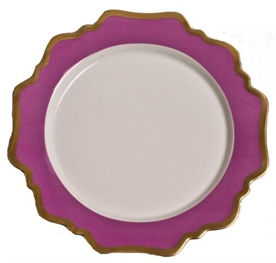 Anna Weatherley - Anna's Palette Purple Orchid Dinner Plate