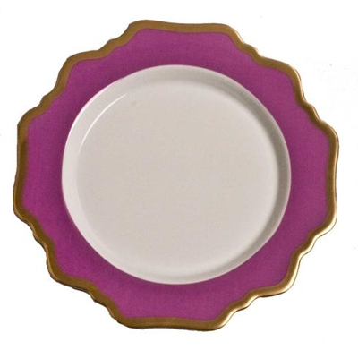 Anna Weatherley - Anna's Palette Purple Orchid Dessert Plate