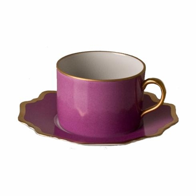 Anna Weatherley - Anna's Palette Purple Orchid Tea Cup
