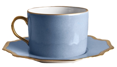 Anna Weatherley - Anna's Palette Sky Blue Tea Saucer