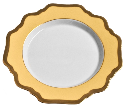 Anna Weatherley - Anna's Palette Sunburst Yellow Bread and Butter Plate