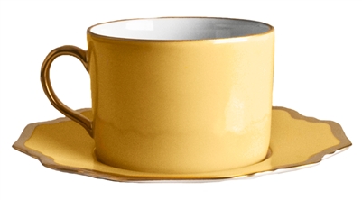 Anna Weatherley - Anna's Palette Sunburst Yellow Tea Cup