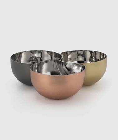 Arroyo Three Color Interlocking Bowls by Mary Jurek Design