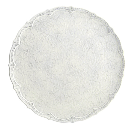 Arte Italica - Merletto Antique Lace Scalloped Charger