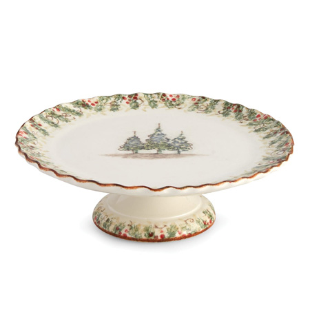 Arte Italica - Natale Cake Stand