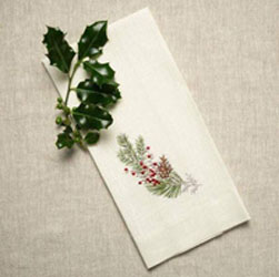 Arte Italica - Natale Sprig Linen Towel