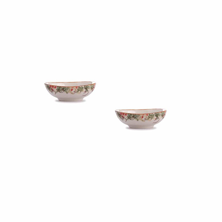 Arte Italica - Natale Small Oval Bowl Set of 2
