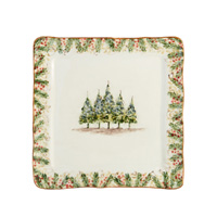 Arte Italica - Natale Square Signed Platter