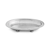 Arte Italica - Peltro Oval Shallow Bowl with Feet