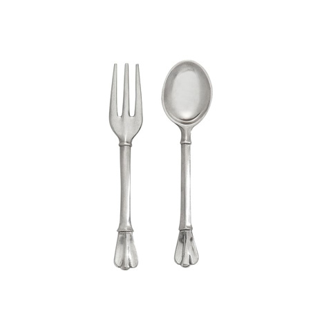 Arte Italica - Peltro Salad Servers with Pouch