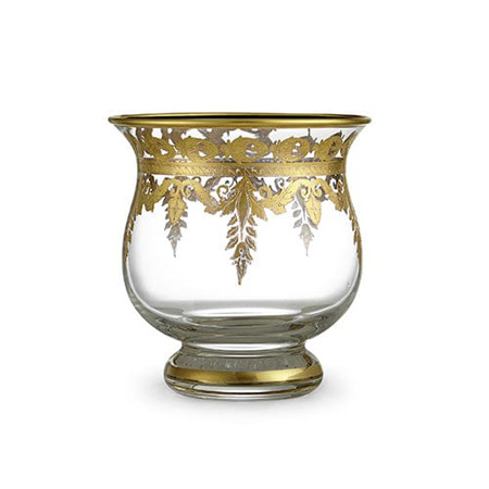 Arte Italica - Vetro Gold Candle Holder