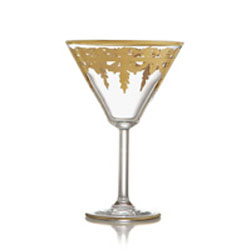 Arte Italica - Vetro Gold Martini Glass