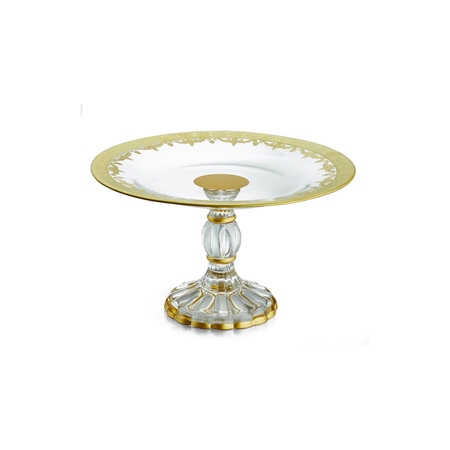 Arte Italica - Vetro Gold Petit Four Stand