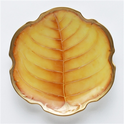 Anna Weatherley - Amber Leaf Canape Plate