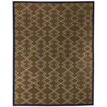 Aztec Brown Rug Wool by Bunny Williams Home