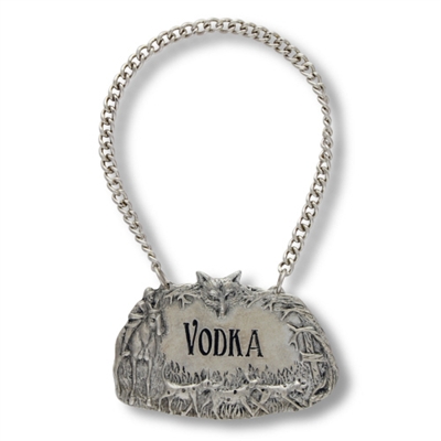 Morning Hunt Vodka Decanter Tag by Vagabond House