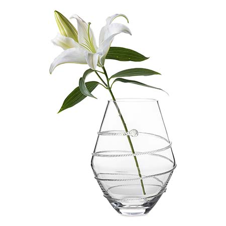 Amalia 11" Clear Vase by Juliska