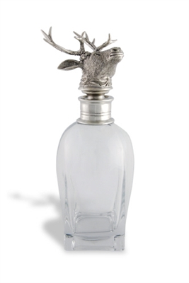 Elk Pewter Top Decanter - Short by Vagabond House