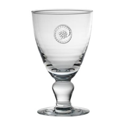 Berry and Thread Clear Footed Goblet by Juliska