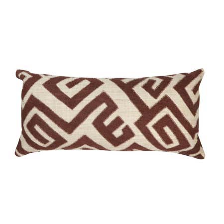 Bambala Pillow Lumbar Brown by Bunny Williams Home