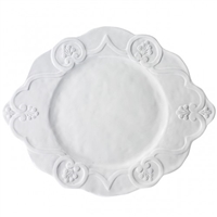 Bella Bianca Scalloped Charger by Arte Italica