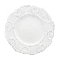 Bella Bianca Antique Lace Salad/Dessert Plate by Arte Italica