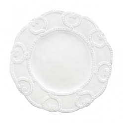 Bella Bianca Antique Lace Salad/Dessert Plate by Arte Italica