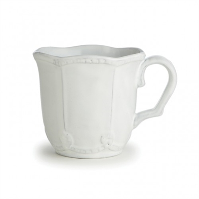 Bella Bianca Beaded Mug by Arte Italica