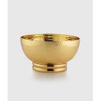 El Dorado Gold Tone Bowl 5.25" x 3" H by Mary Jurek Design