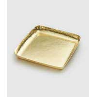 El Dorado Gold Tone Square Tray 9" by Mary Jurek Design