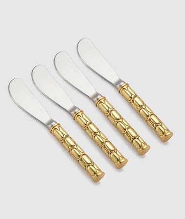 Helios Gold Canape Spreader 4pc by Mary Jurek Design