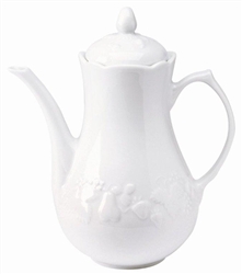 Blanc de Blanc Coffee Pot by Philippe Deshoulieres