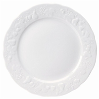 Blanc de Blanc Round Flat Platter by Philippe Deshoulieres