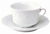 Blanc de Blanc Breakfast Saucer by Philippe Deshoulieres